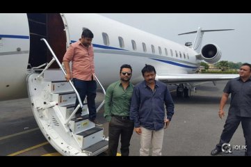 Ram Gopal Varma and Sachiin Joshi in Patna To Promote Veerappan